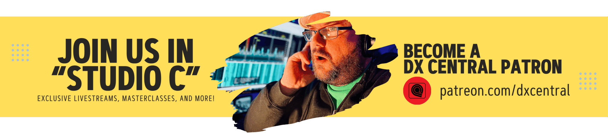 dx central patreon promo banner